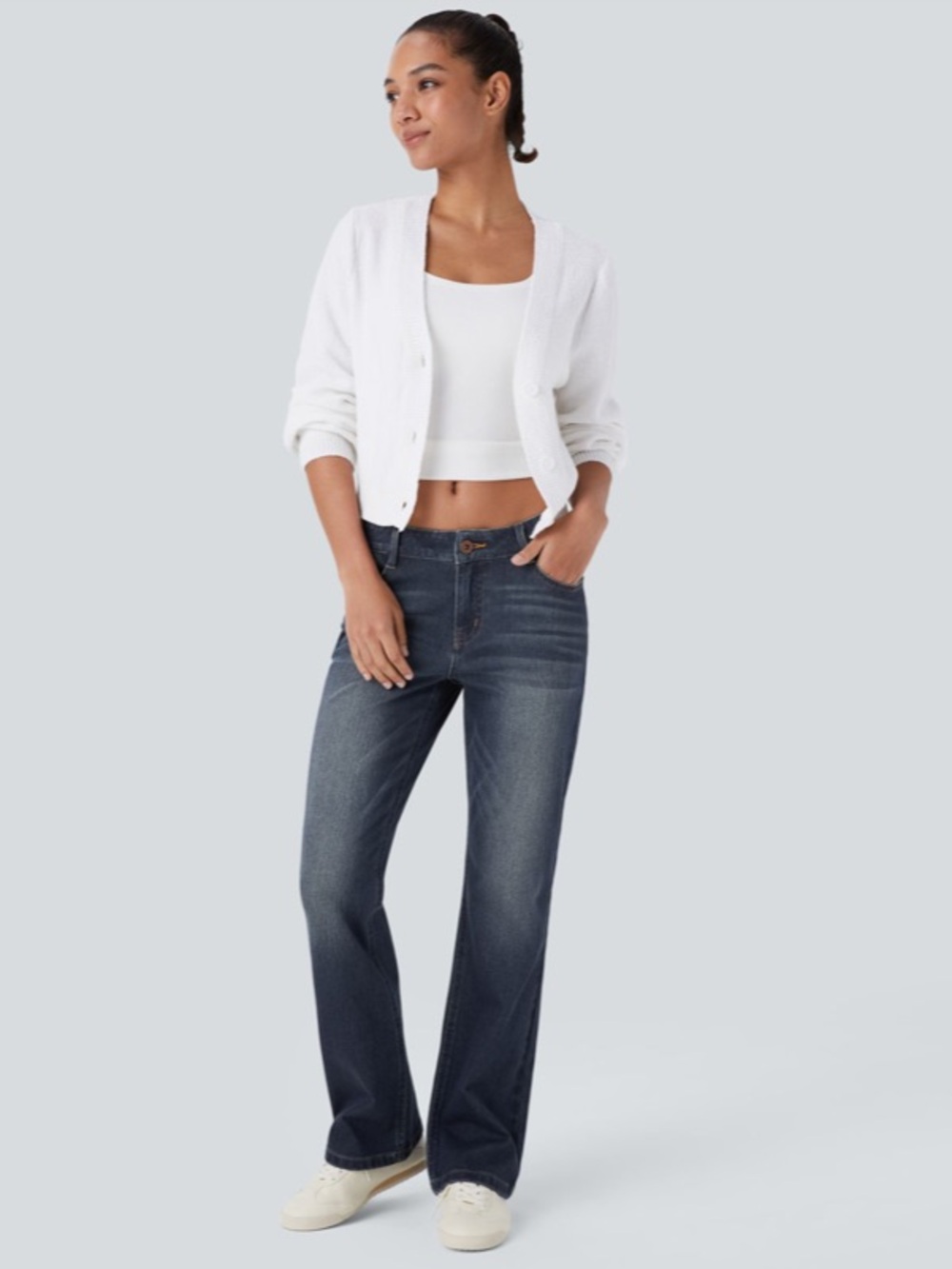 Halara Flex Low Rise Bootcut Jeans Size Small